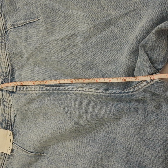 Free People We The Free Izzy Flare Raw Distressed Hem Jeans, Blue Trance, Sz 32 - Picture 12 of 16